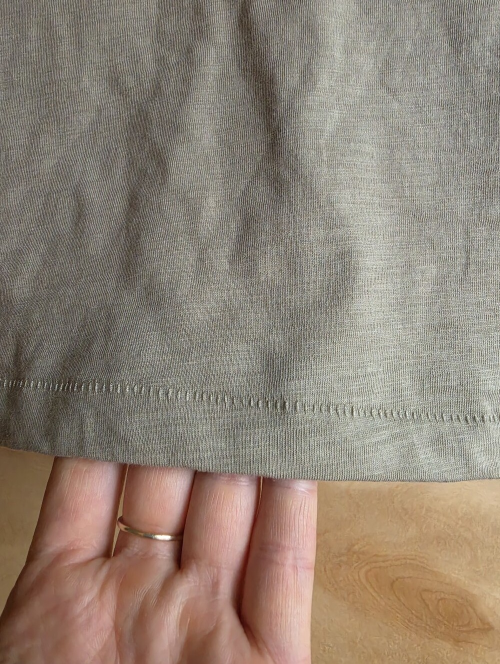 NWT Madewell Tan / Beige Short Sleeve Crop Top Tee - Picture 6 of 7